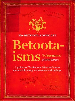 cover image of Betoota-isms
